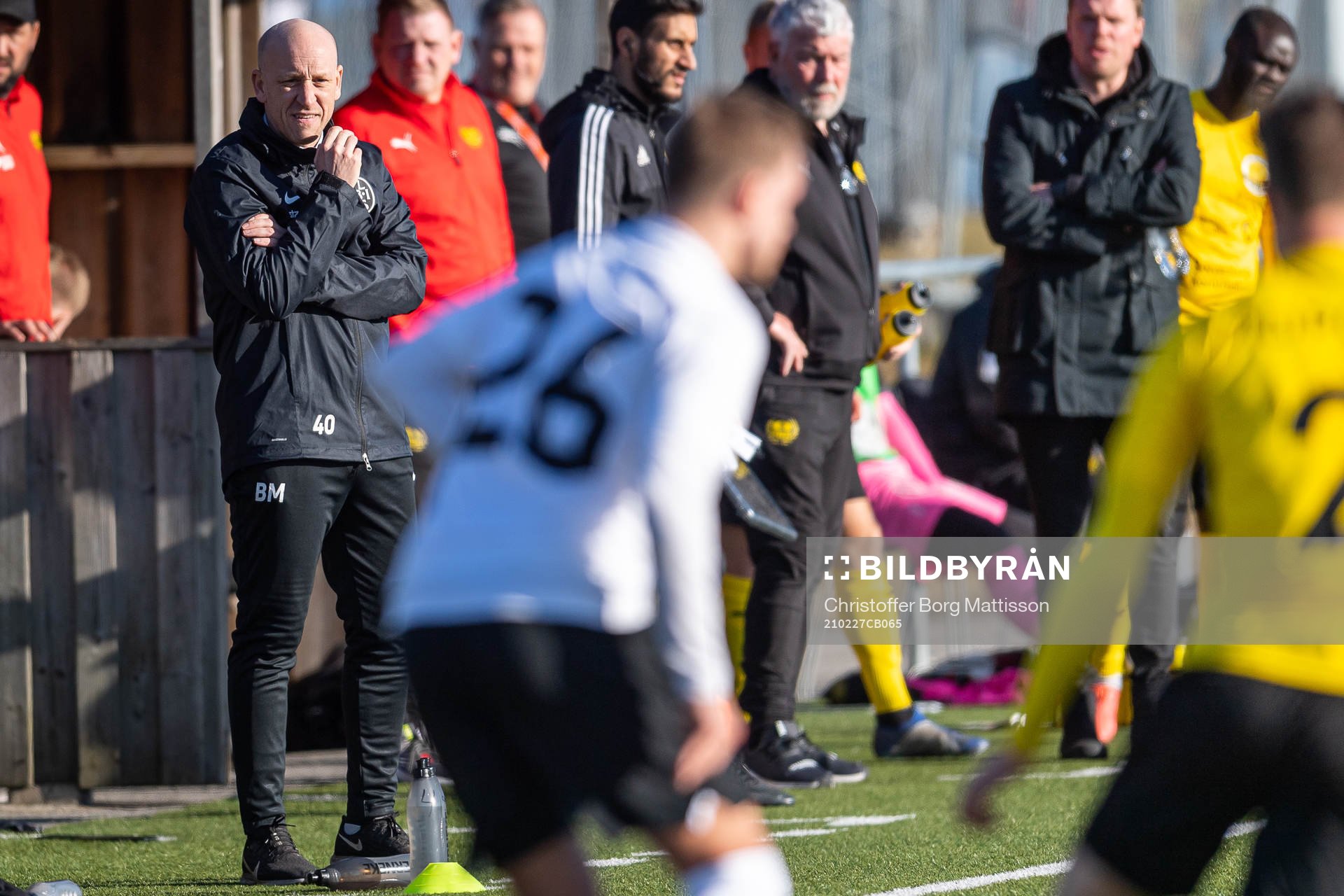 Landskronas tränare Billy Magnusson