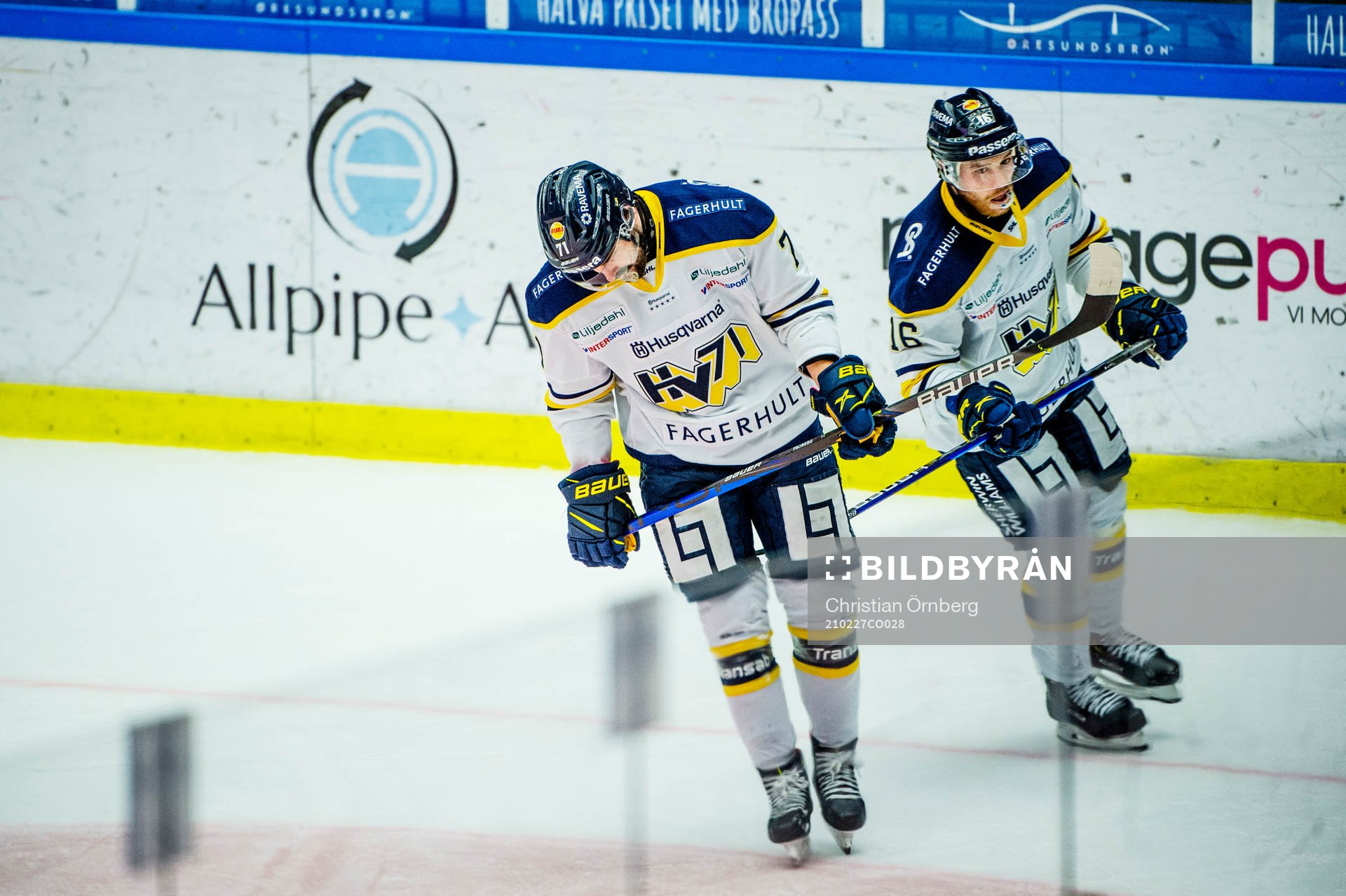 s Linus Fröberg och Filip Sandberg deppar