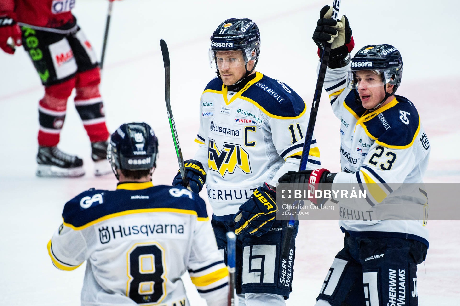s Simon Önerud jublar med Arttu Ilomäki