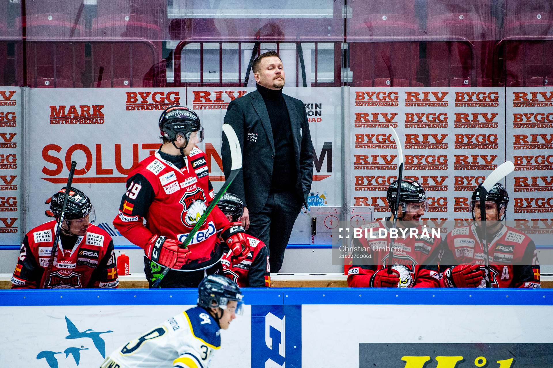 Malmö Redhawks tränare Joakim Fagervall