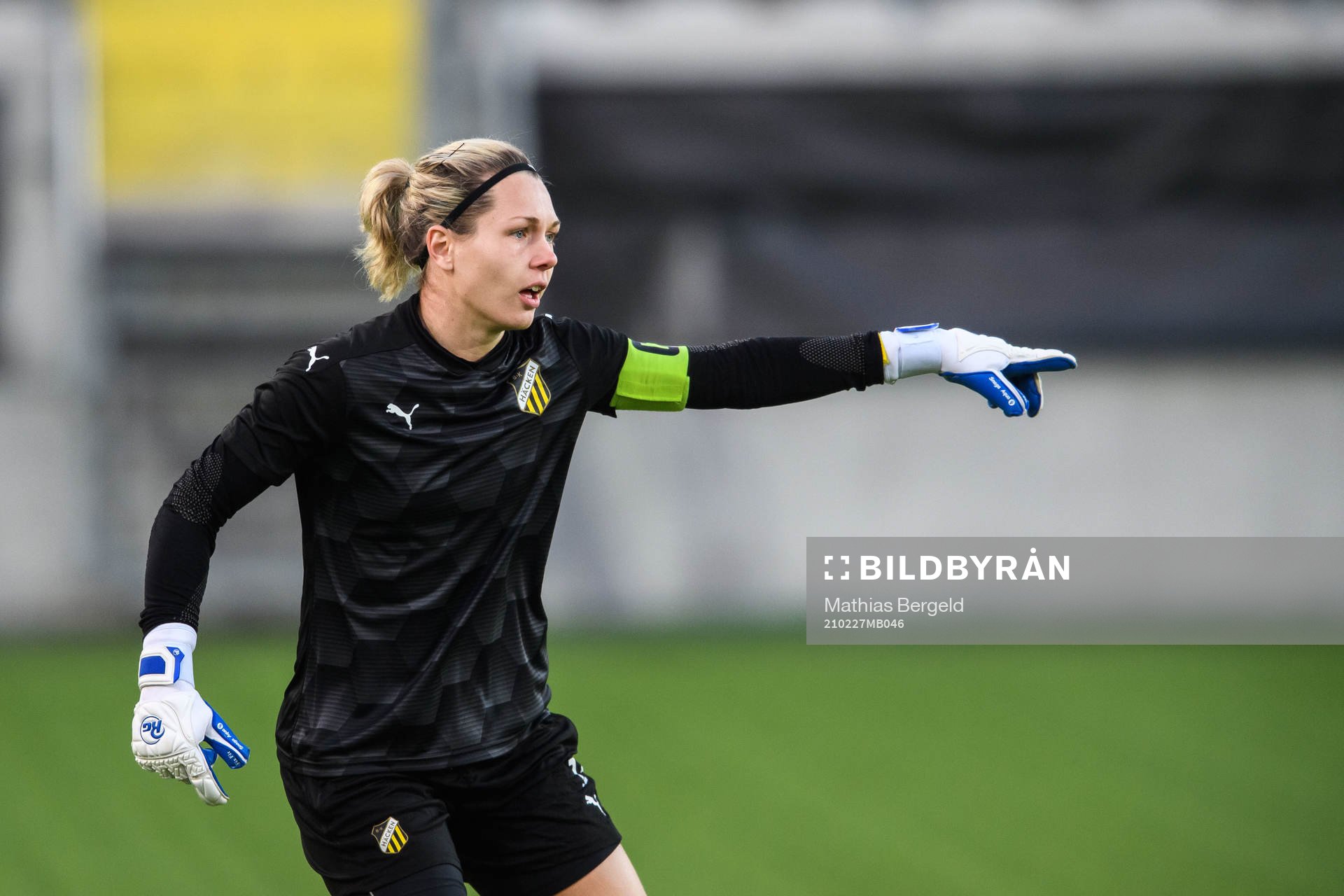 Häckens målvakt Jennifer Falk