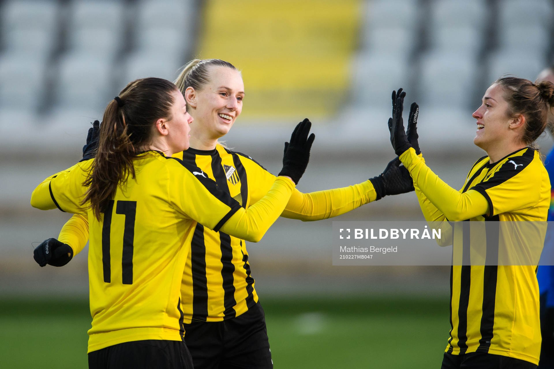 Häckens Pauline Hammarlund, Stina Blackstenius och Filippa