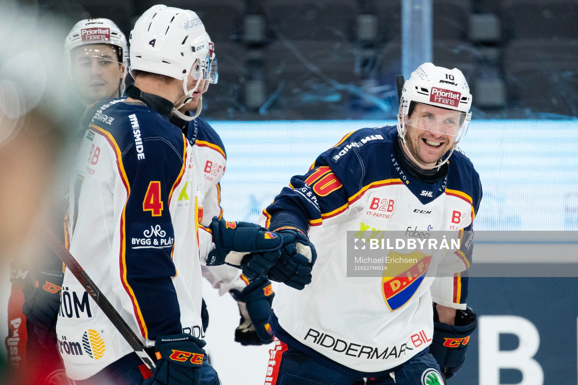 Djurgårdens Niclas Bergfors jublar