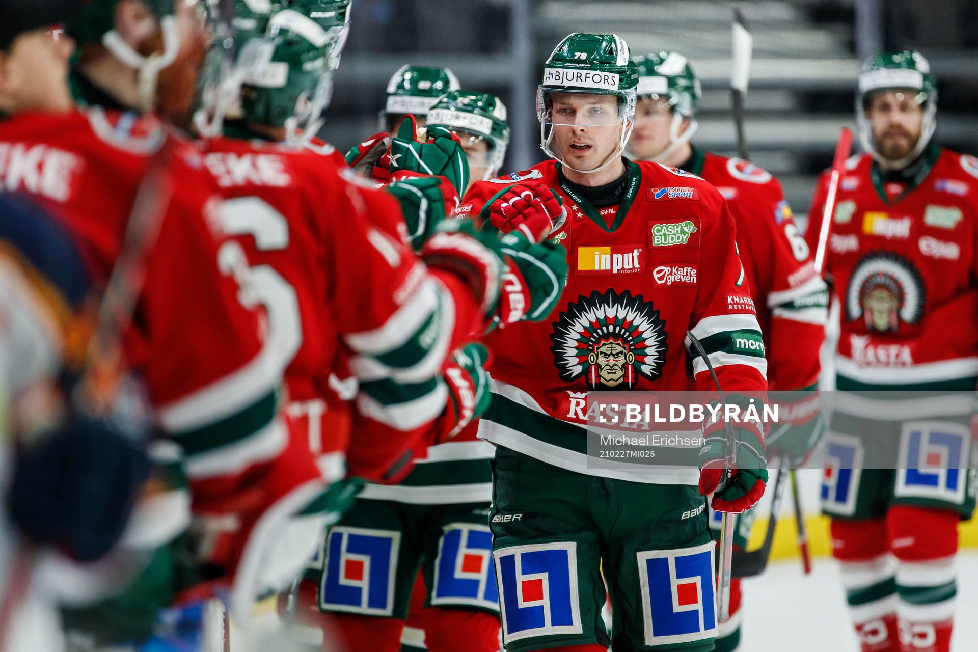 Frölundas Christoffer Ehn jublar