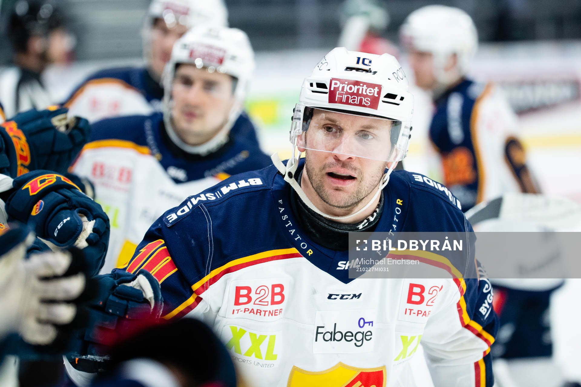 Djurgårdens Niclas Bergfors jublar