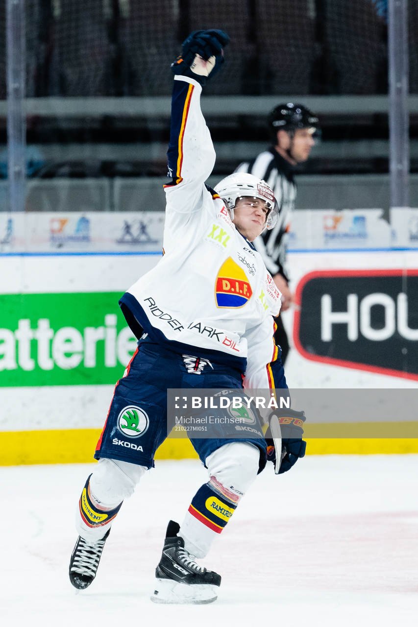 Djurgårdens William Eklund jublar