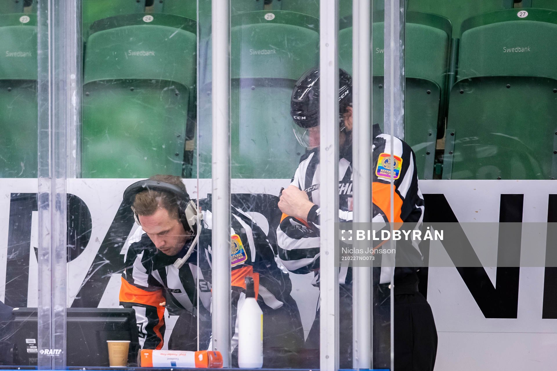 Domare Johan Magnusson och Mikael Sjöqvist
