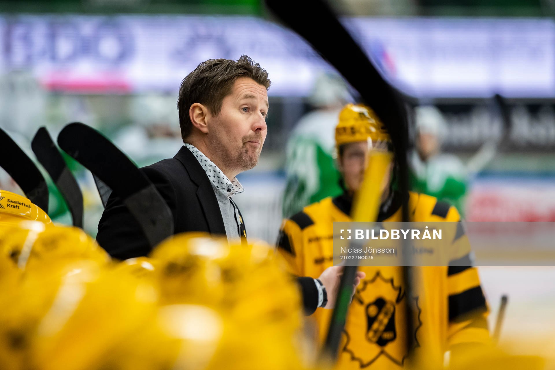 Skellefteås tränare Stefan Klockare