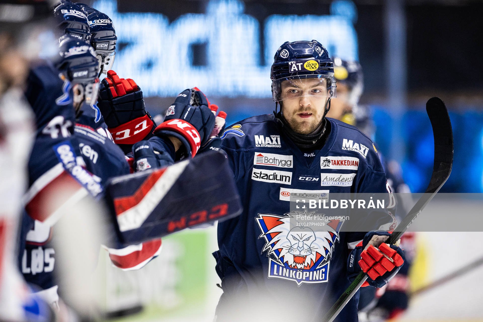 Linköpings Jarno Kärki jublar