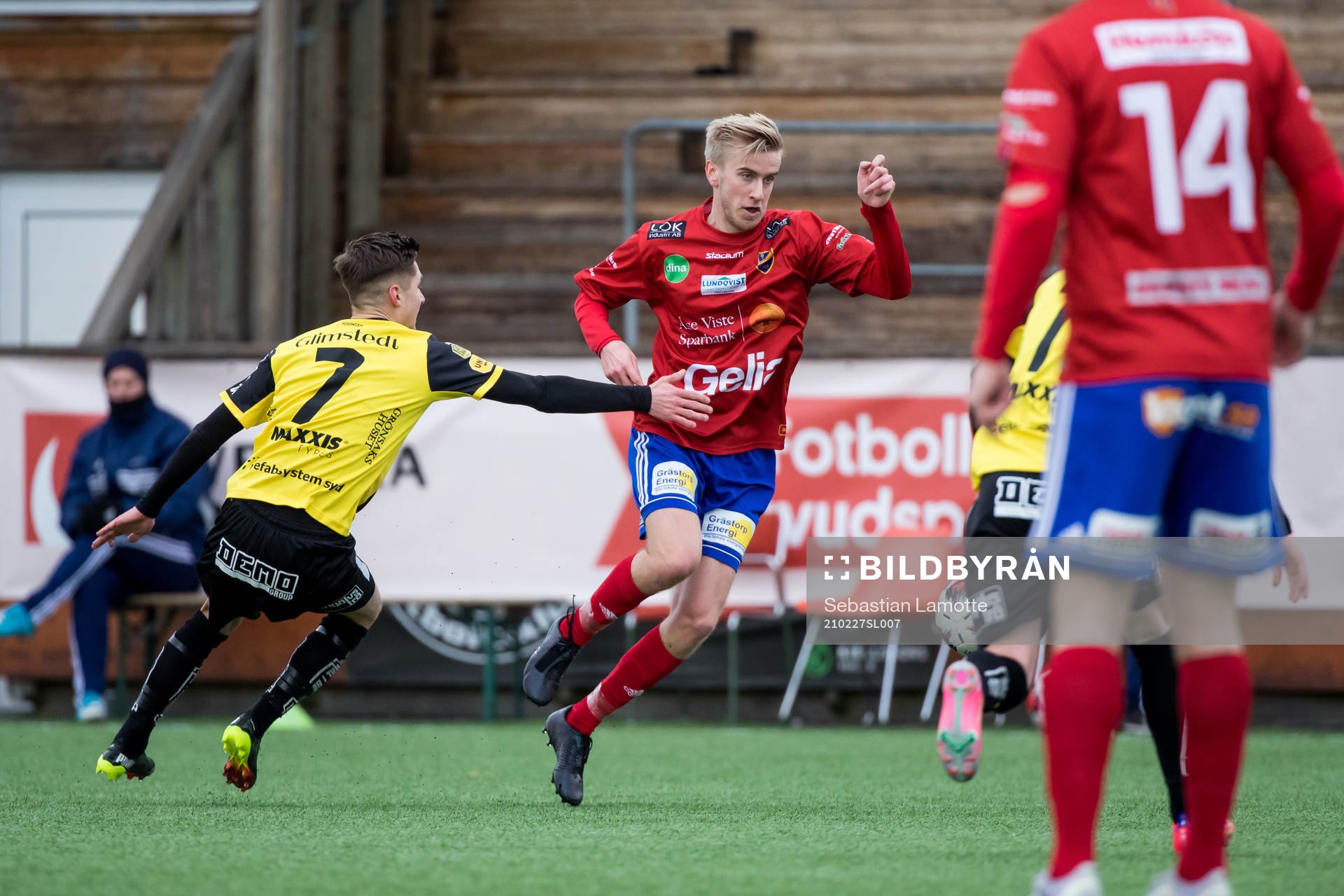 Gauthiods Filip Kalmertun och Häckens Leo Bengtsson