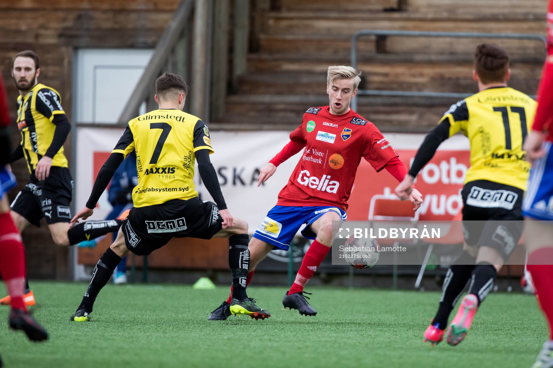 Gauthiods Filip Kalmertun och Häckens Leo Bengtsson