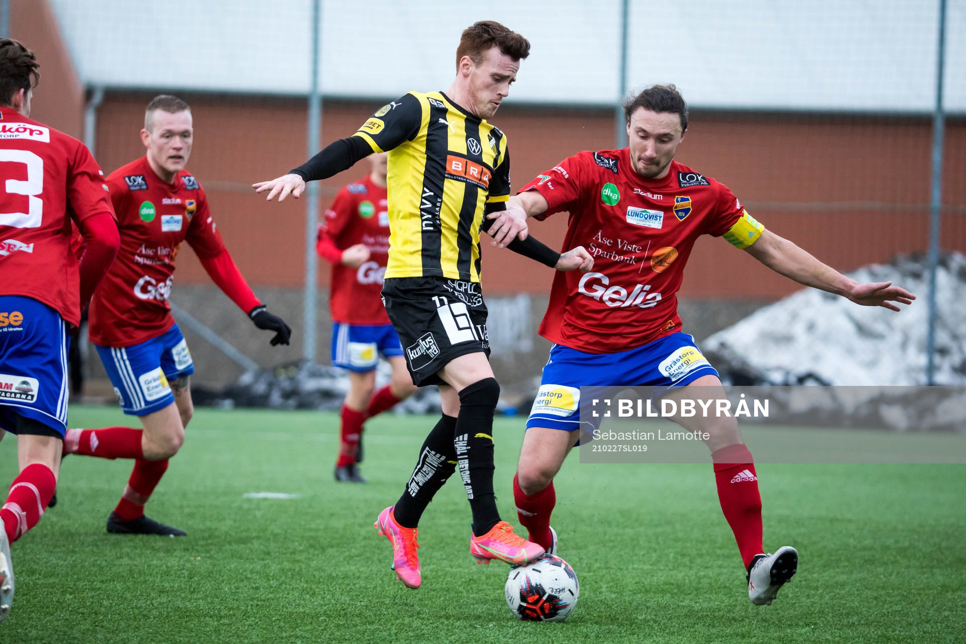 Häckens Tobias Heintz och Gauthiods Wiktor Wersén