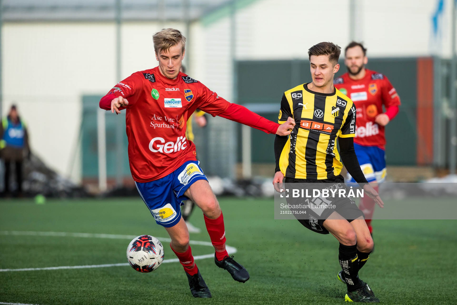 Gauthiods Filip Kalmertun och Häckens Leo Bengtsson