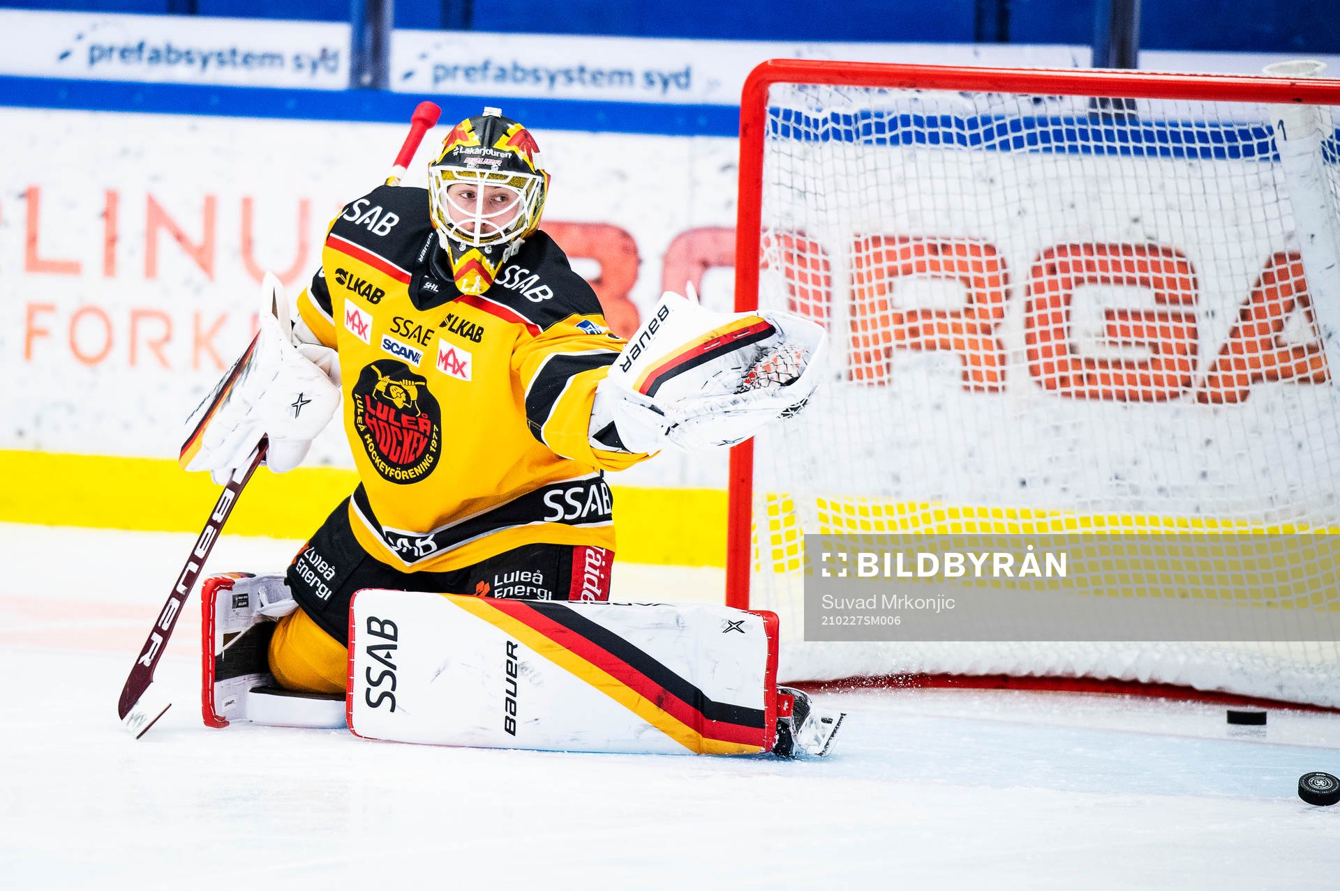 Luleås målvakt Joel Lassinantti