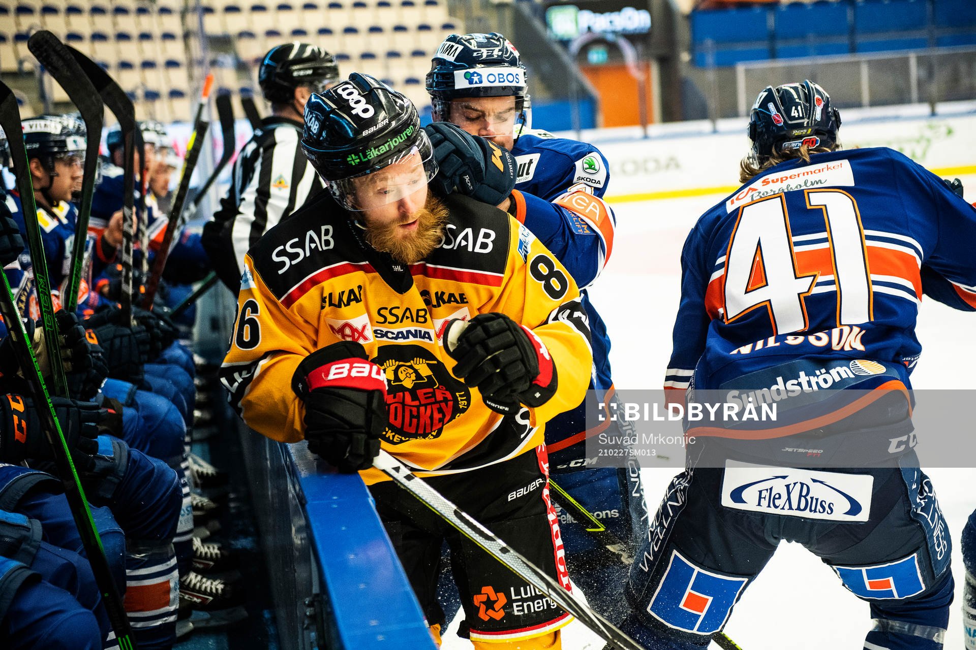 Luleås Linus Klasen och Växjös Ludvig Nilsson