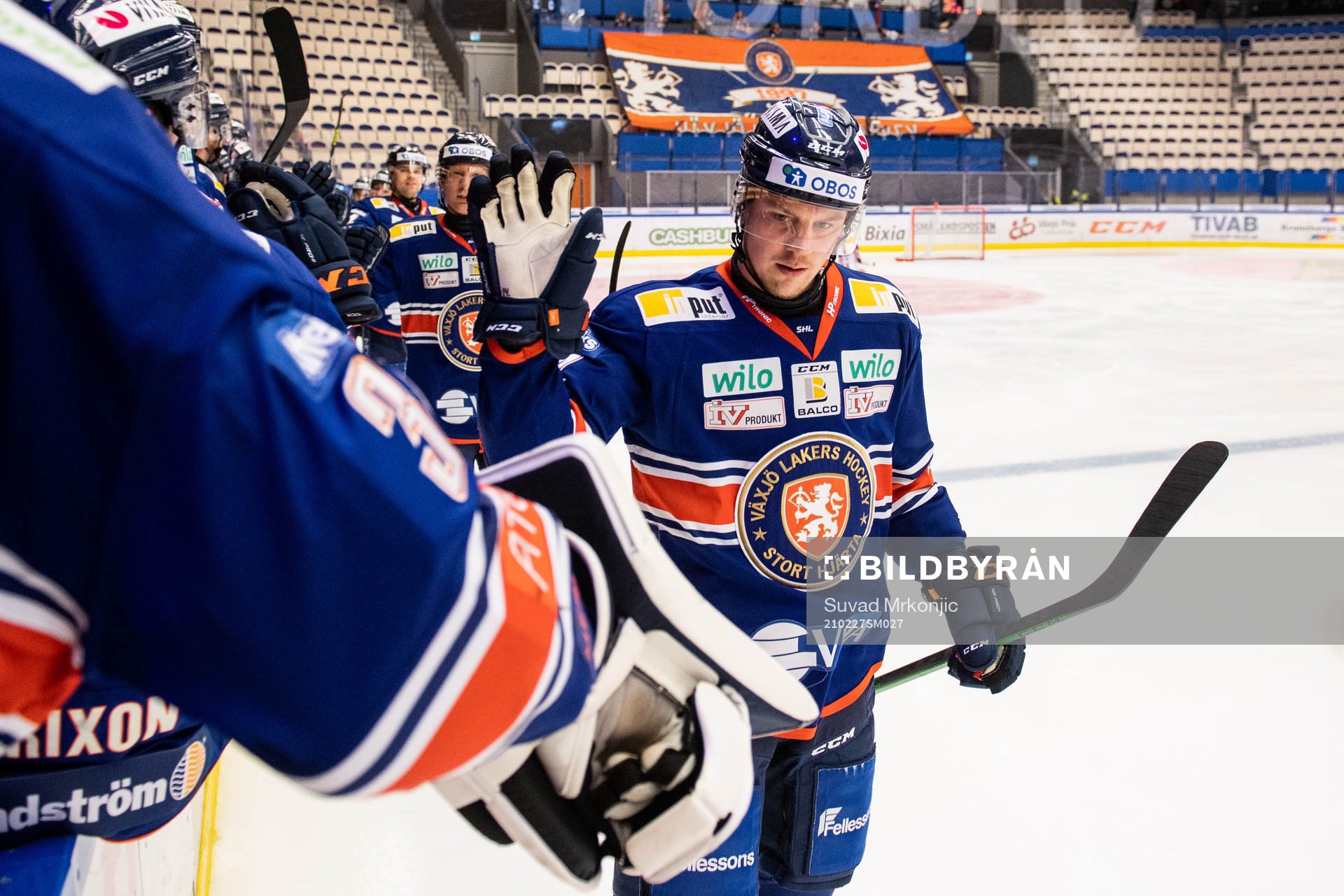 Växjös Joel Persson jublar
