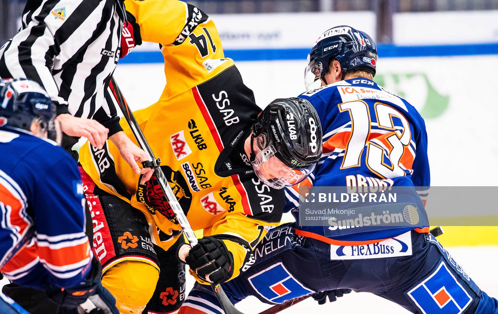 Växjös Jack Drury och Luleås Jonas Berglund