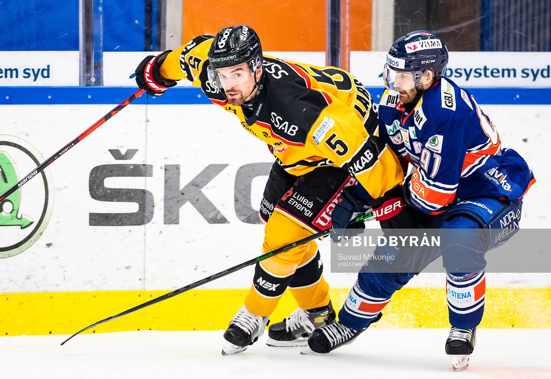 Växjös Andrew Calof och Luleås Eddie Larsson