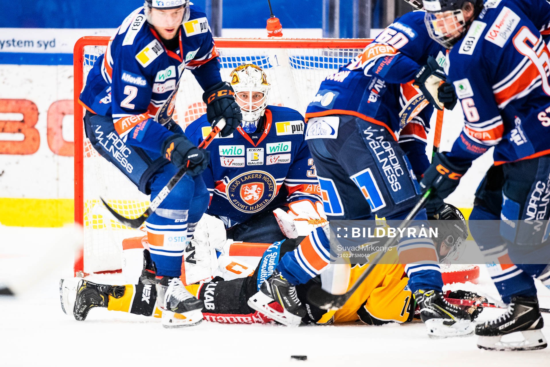 Växjös målvakt Viktor Fasth
