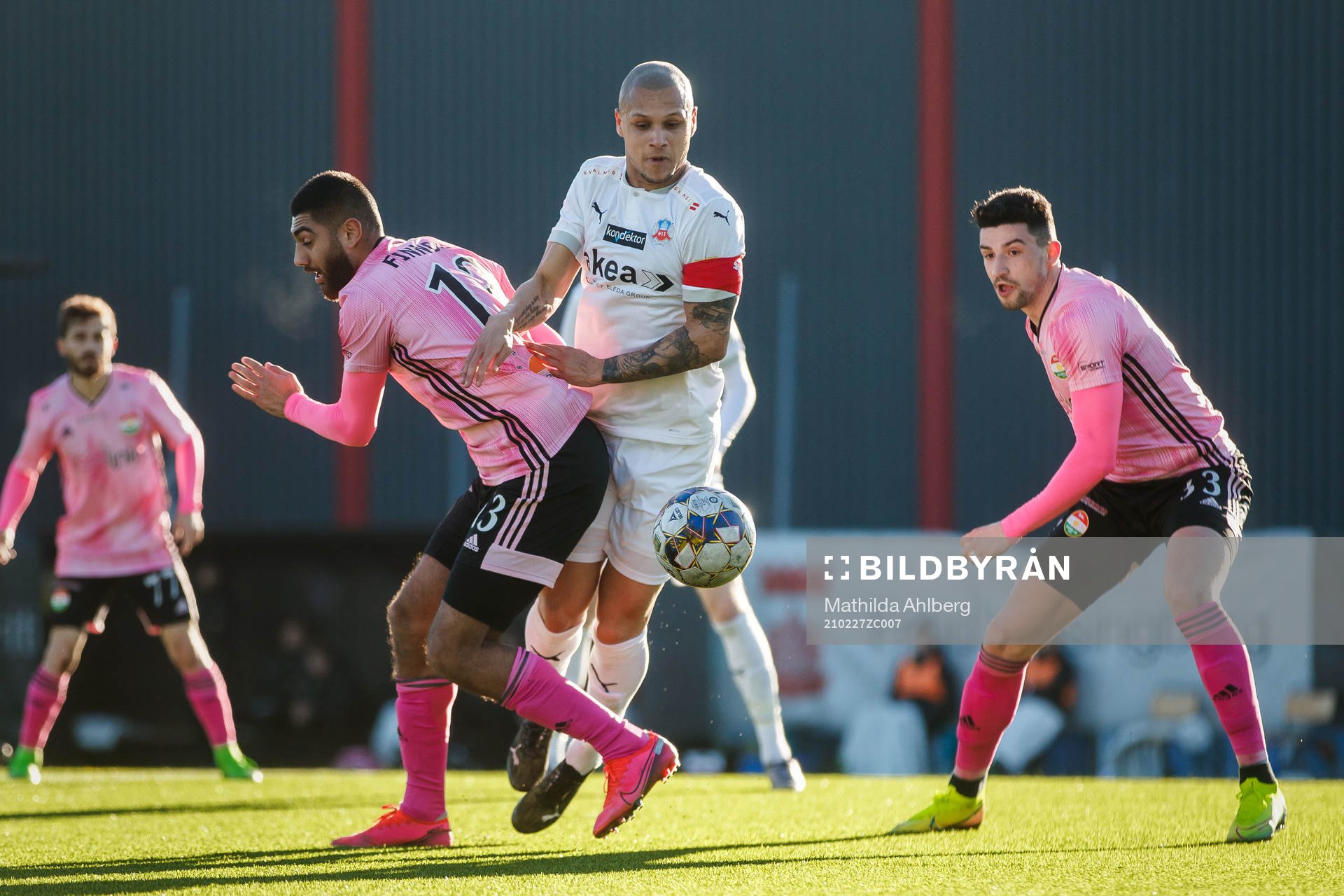 Dalkurds Rassa Rahmani och Helsingborgs Anthony van