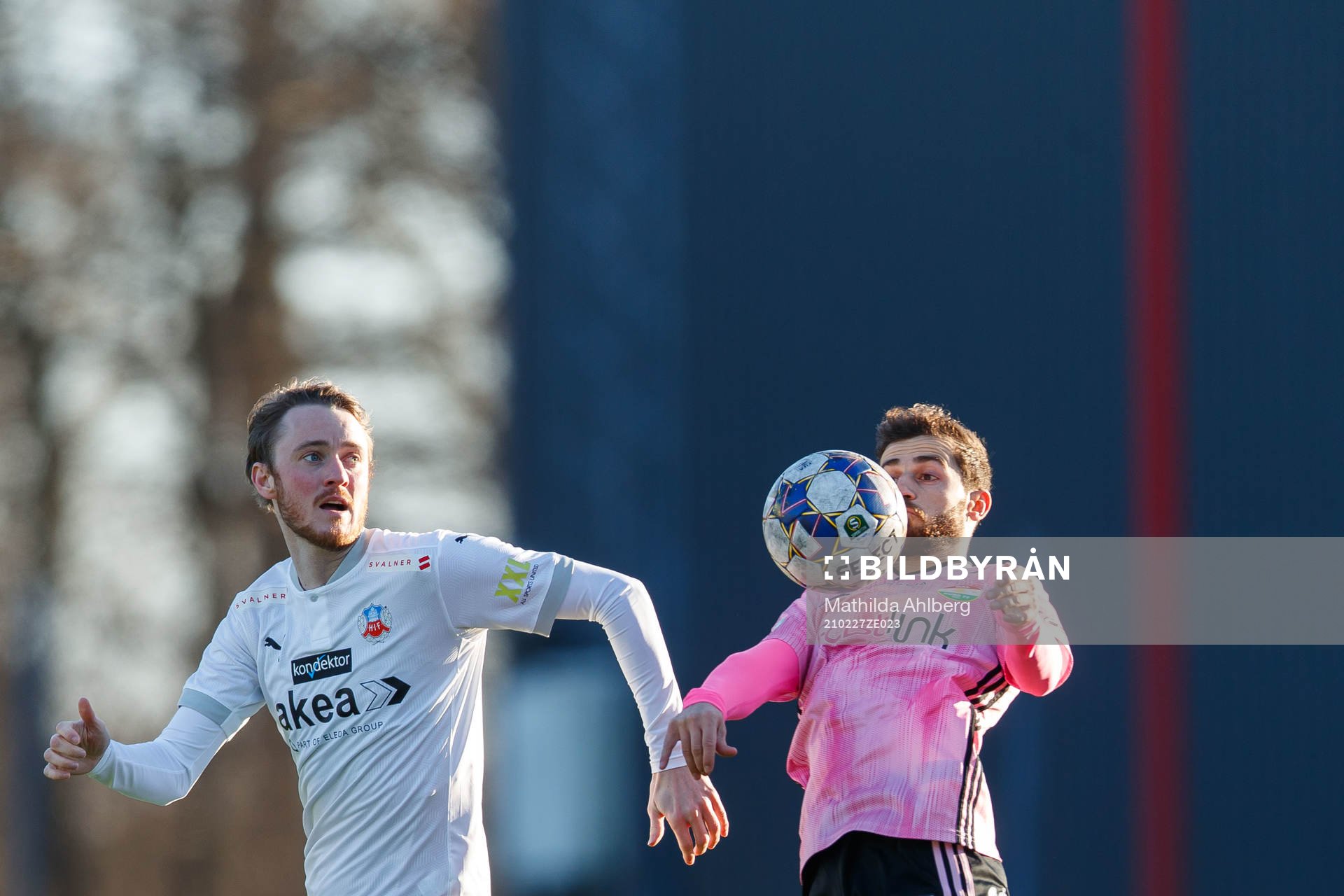 Helsingborgs Rasmus Jönsson och Dalkurds Haron Ahmed Zubair