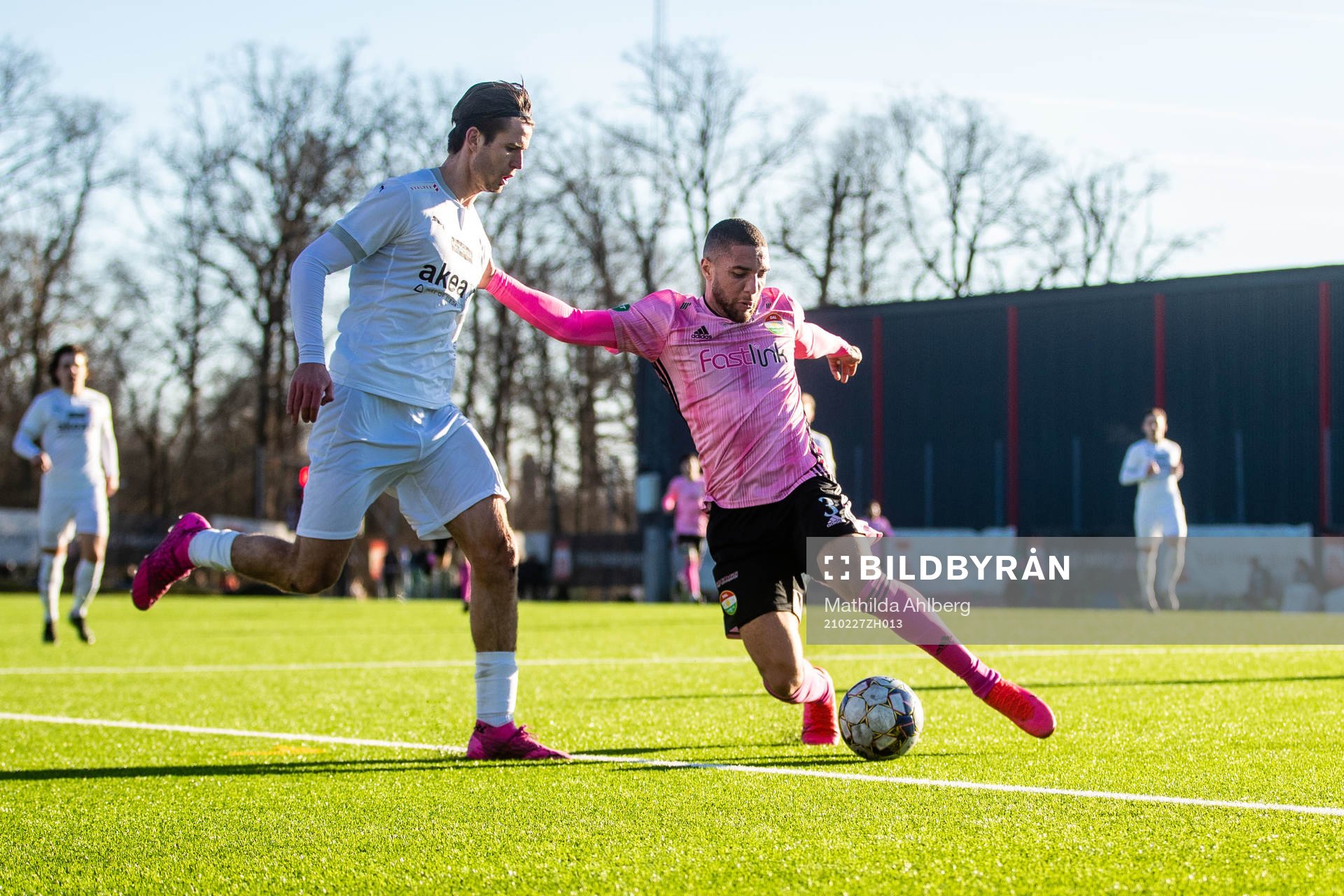 Helsingborgs Wilhelm Loeper och Dalkurds Alex Simovski