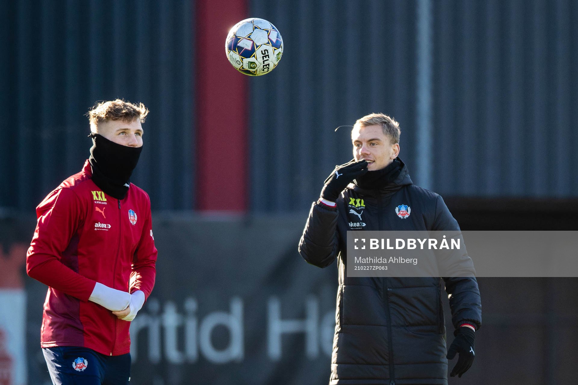 Helsingborgs Casper Widell och Dennis Olsson