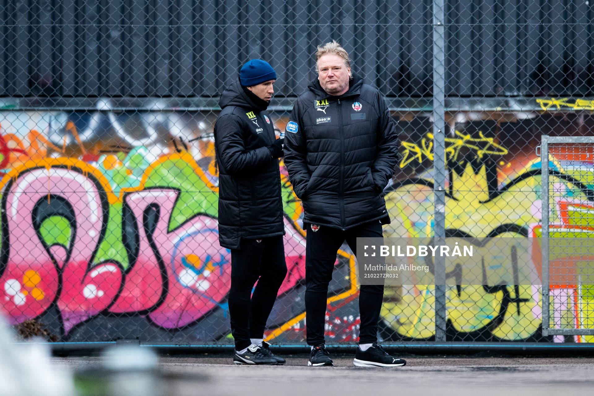 Helsingborgs assisterande tränare Mattias Lindström och
