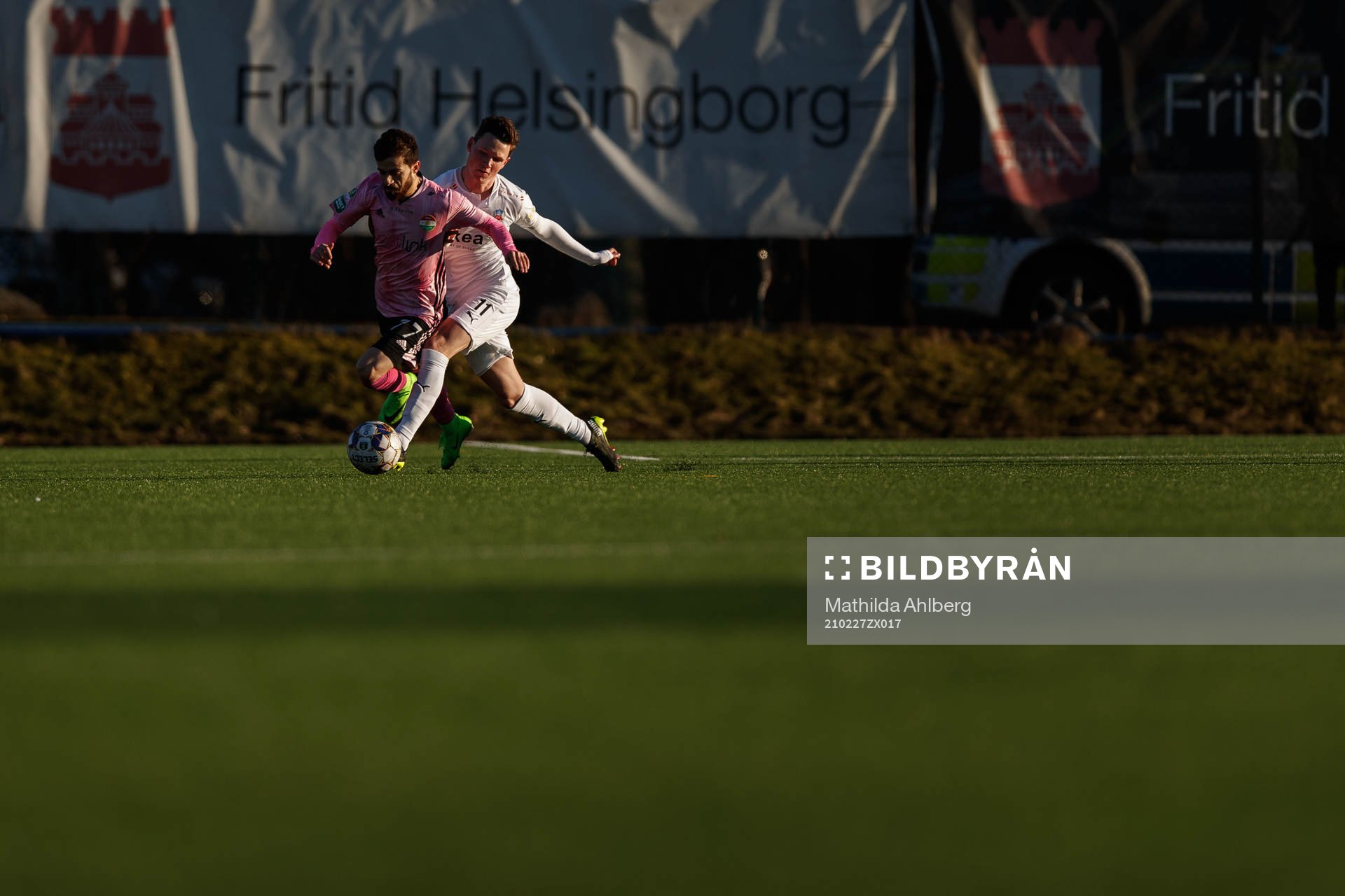 Dalkurds Haron Ahmed Zubair och Helsingborgs Max Svensson