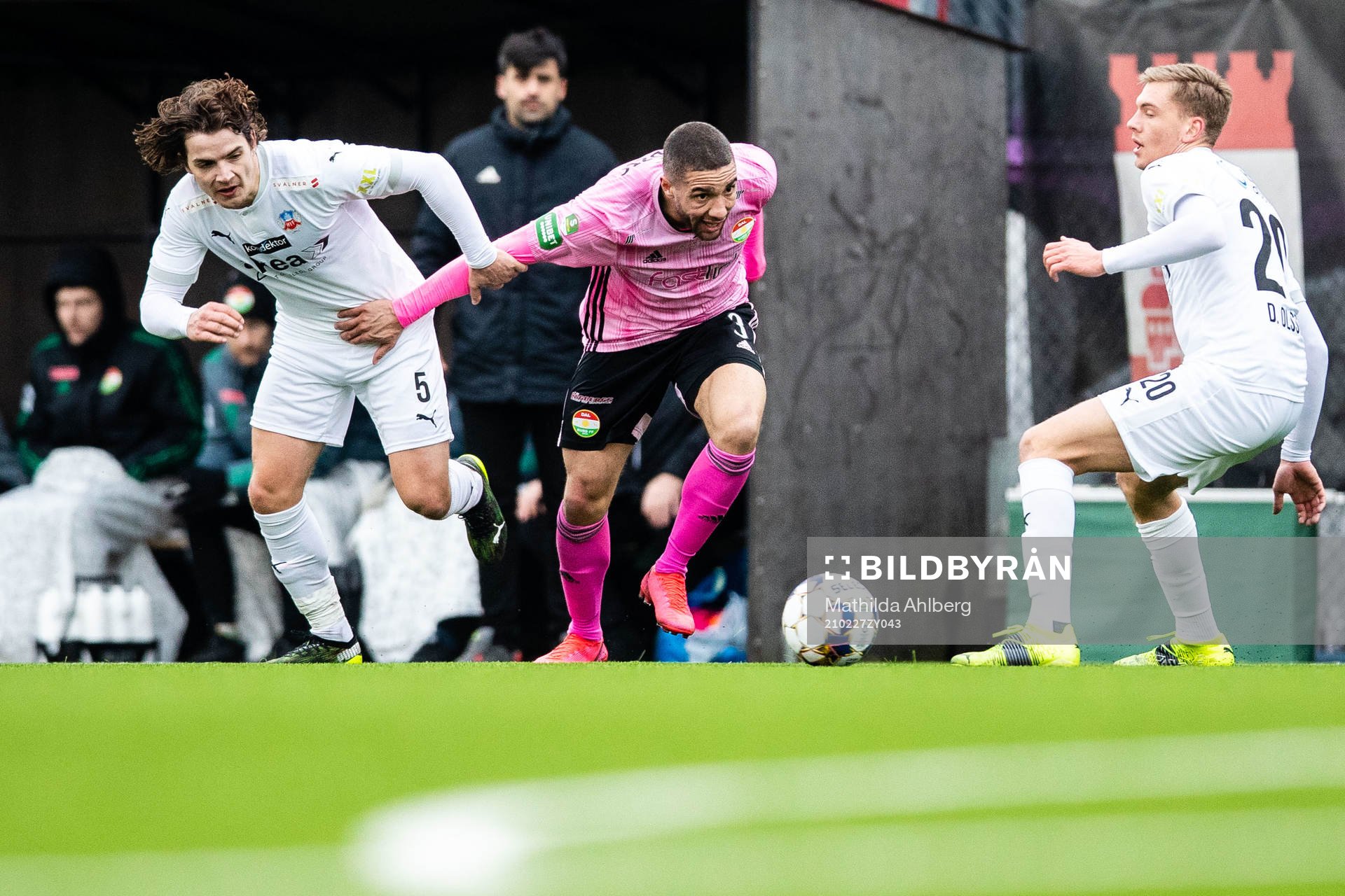 Helsingborgs Brandur Hendriksson Olsen och Dennis Olsson