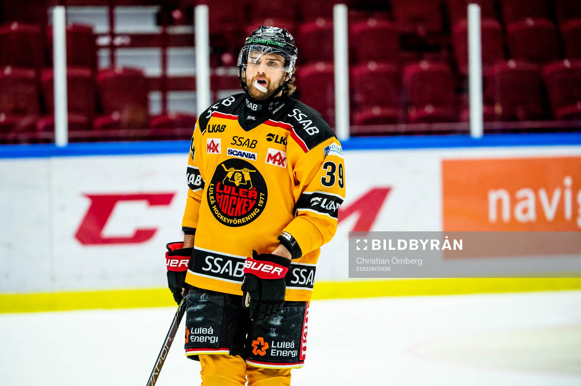 Luleås Pontus Själin deppar