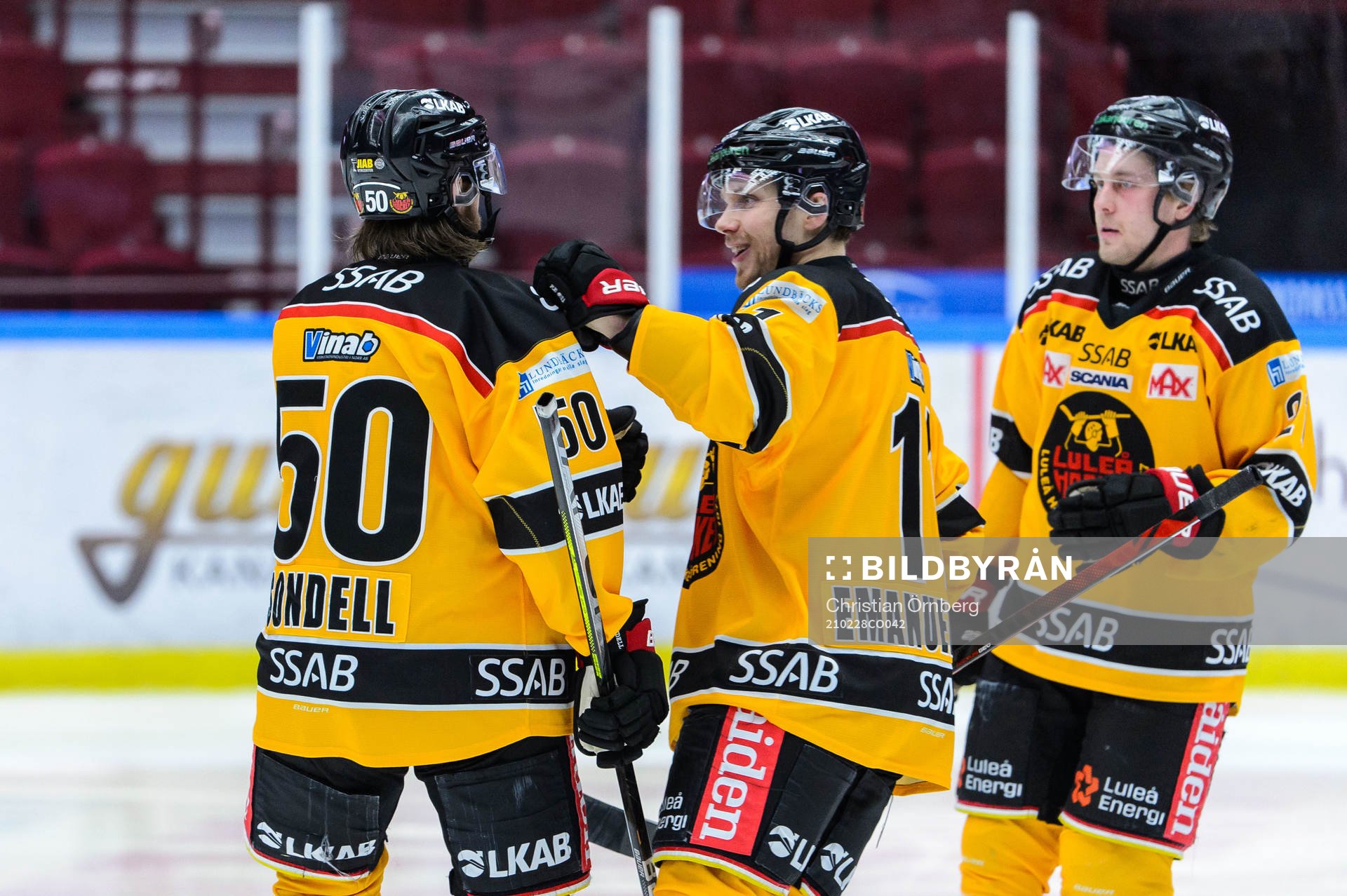 Luleås Petter Emanuelsson jublar