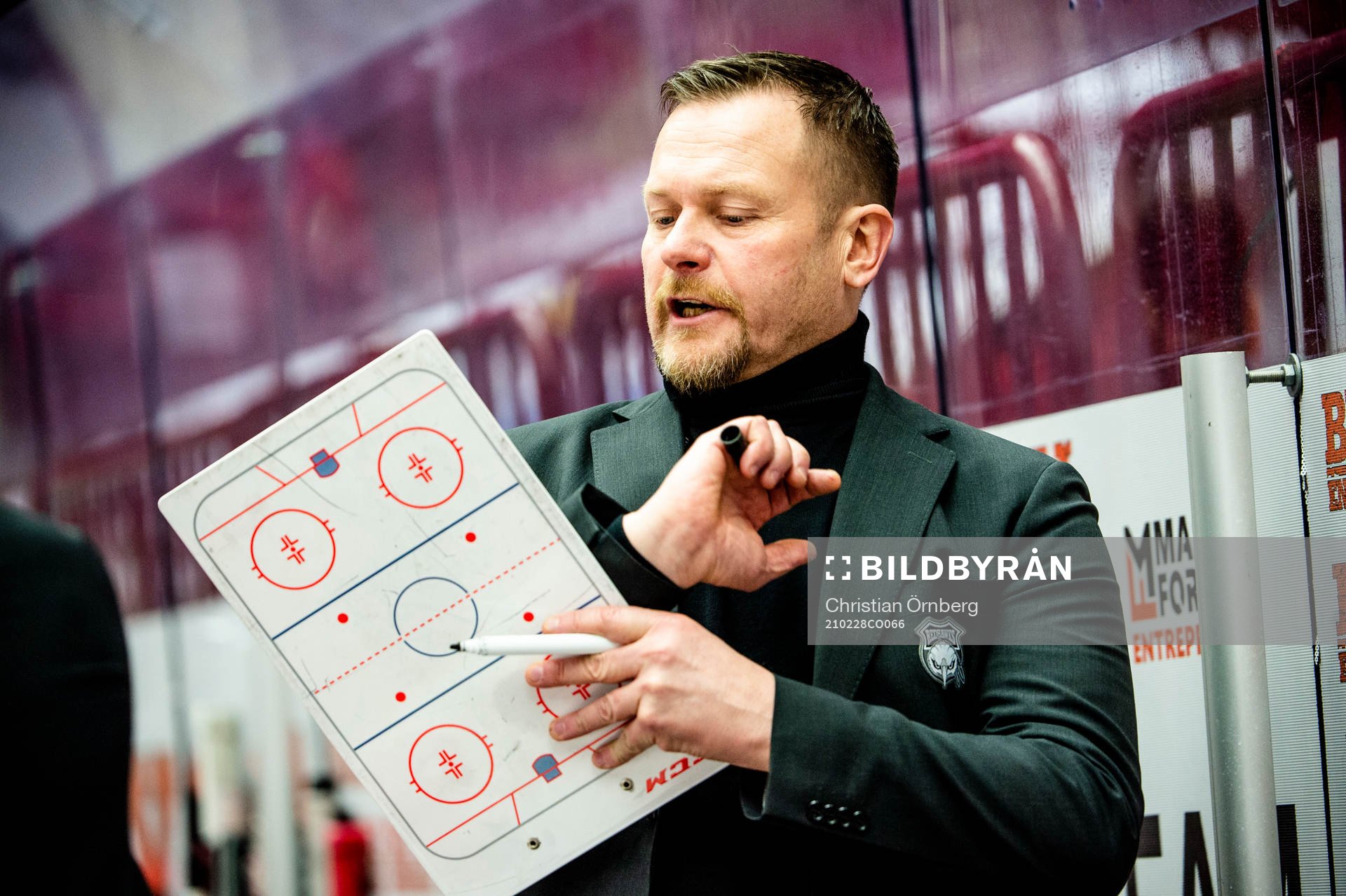 Malmö Redhawks tränare Joakim Fagervall
