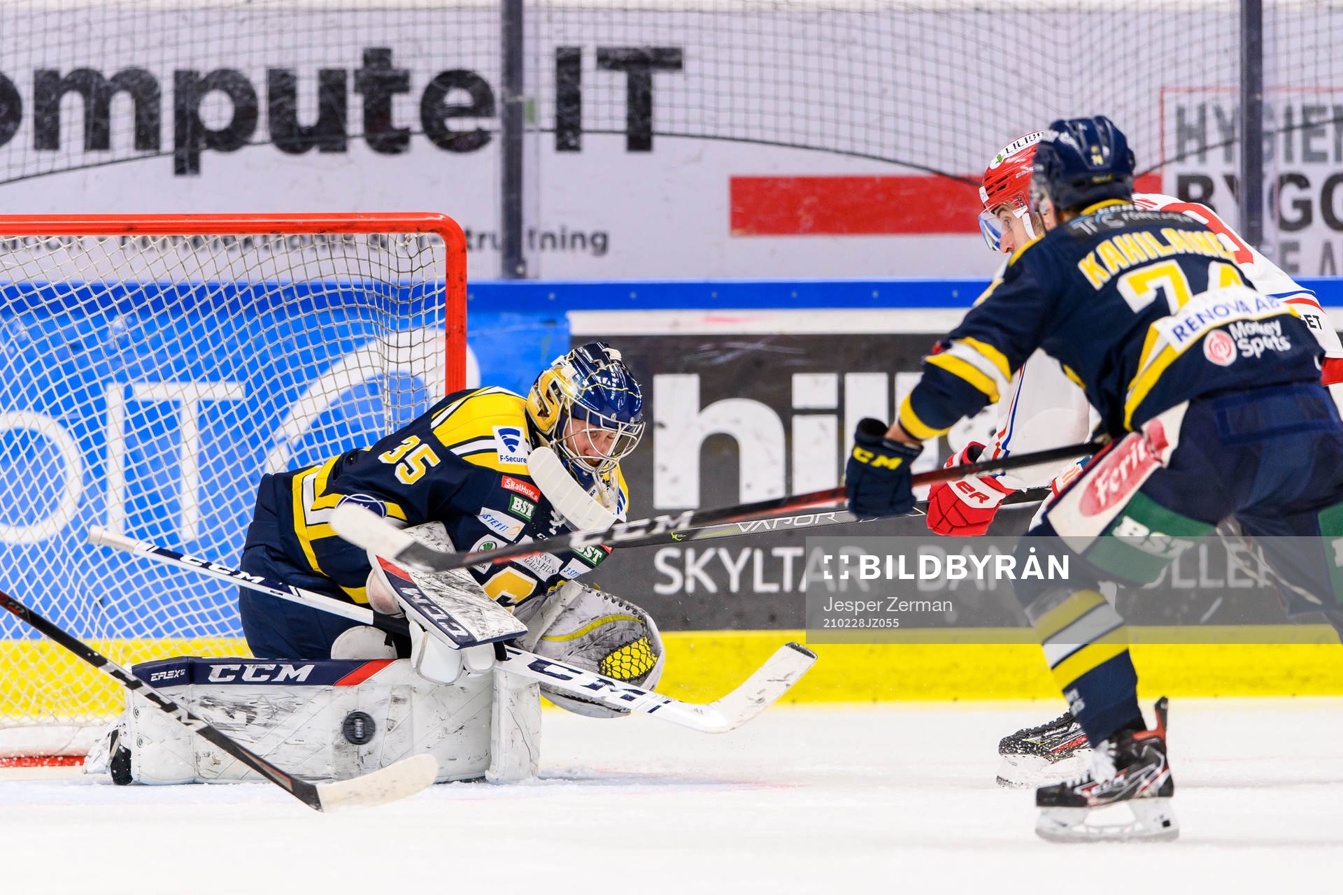 Södertäljes målvakt Jussi Rynnäs