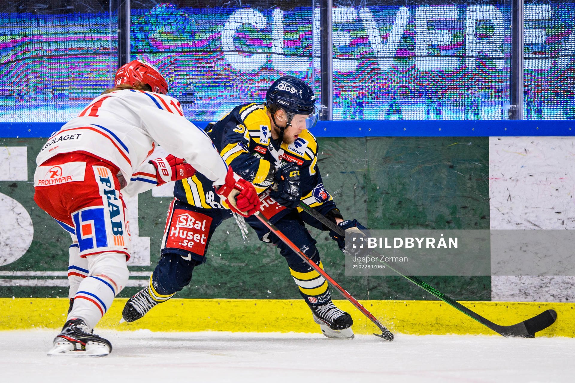 Timrås Albin Carlson och Södertäljes Christopher