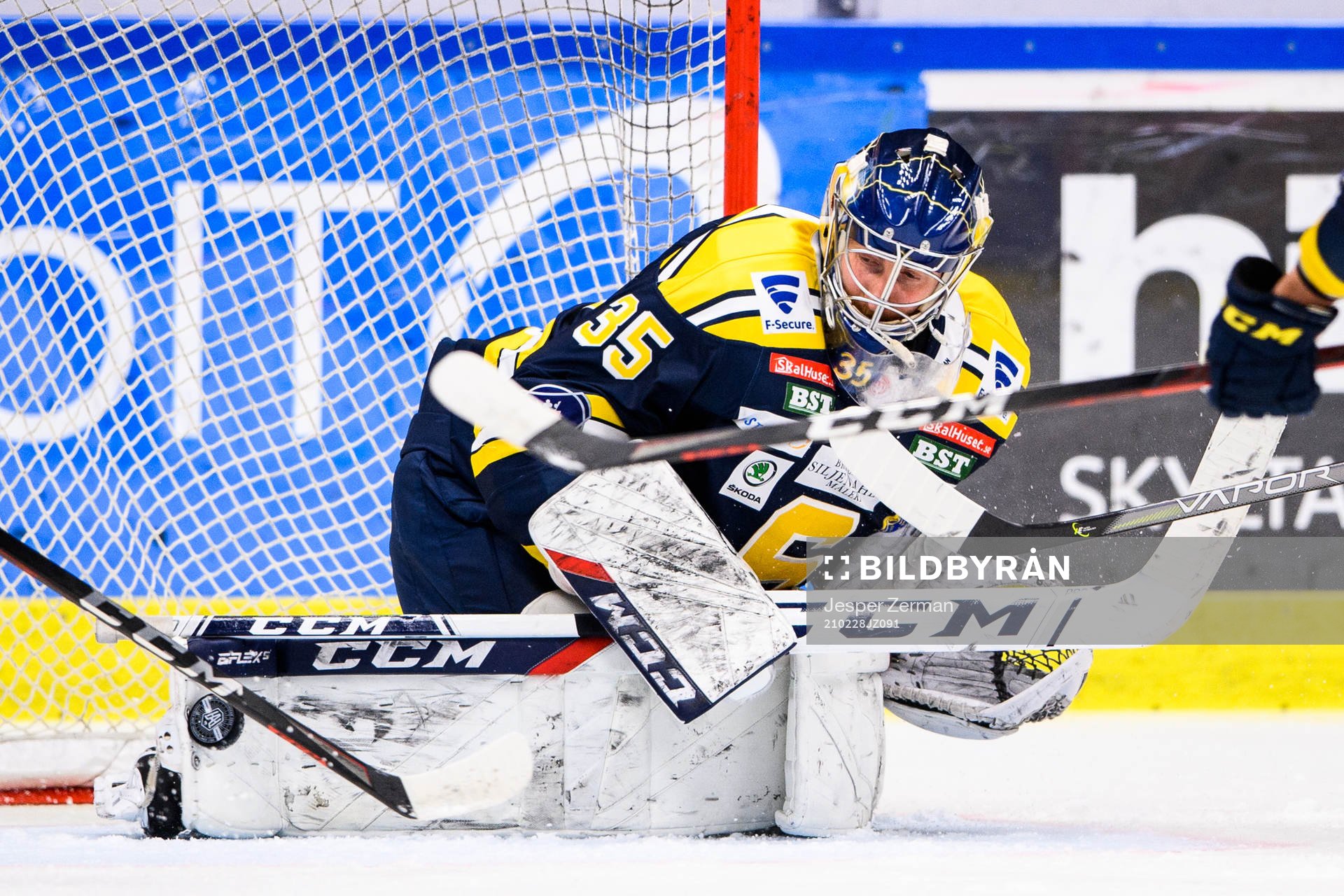Södertäljes målvakt Jussi Rynnäs