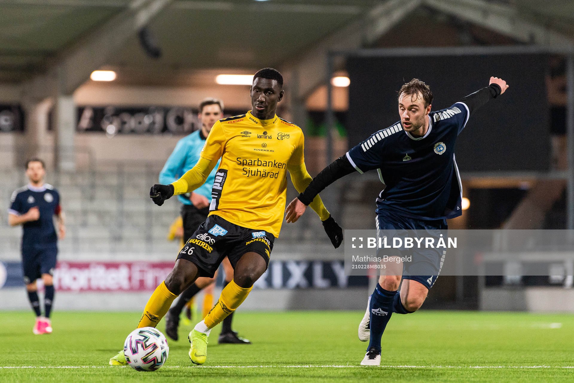 Elfsborgs Marokhy Ndione och Utsiktens Niklas Olsson