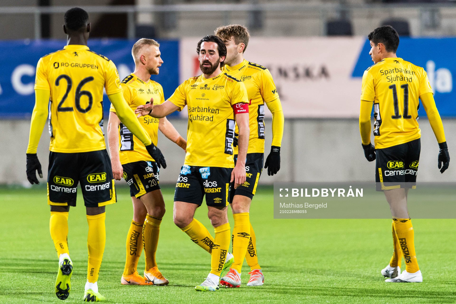 Elfsborgs Marokhy Ndione, Simon Strand, Frederik Holst,