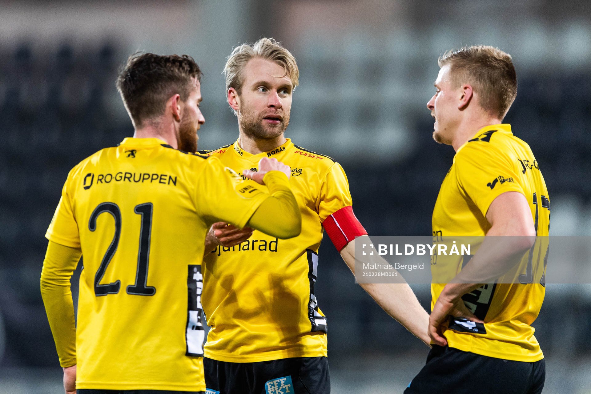 Elfsborgs Rasmus Alm och Johan Larsson jublar med