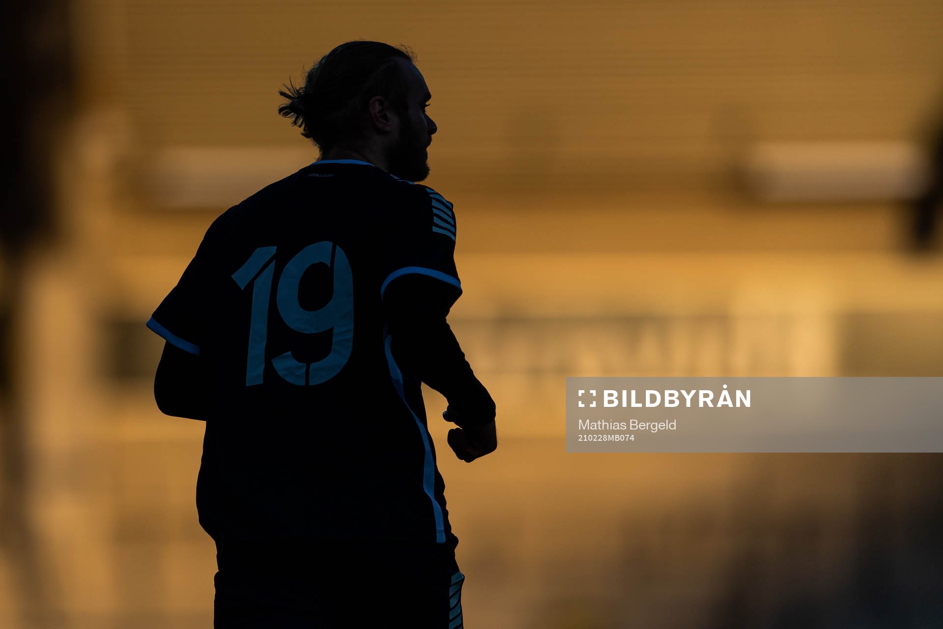 Utsiktens Alexander Angelin under fotbollsmatchen i Svenska Cupen mellan Utsikten och Elfsborg den 28 februari 2021 i Göteborg. 