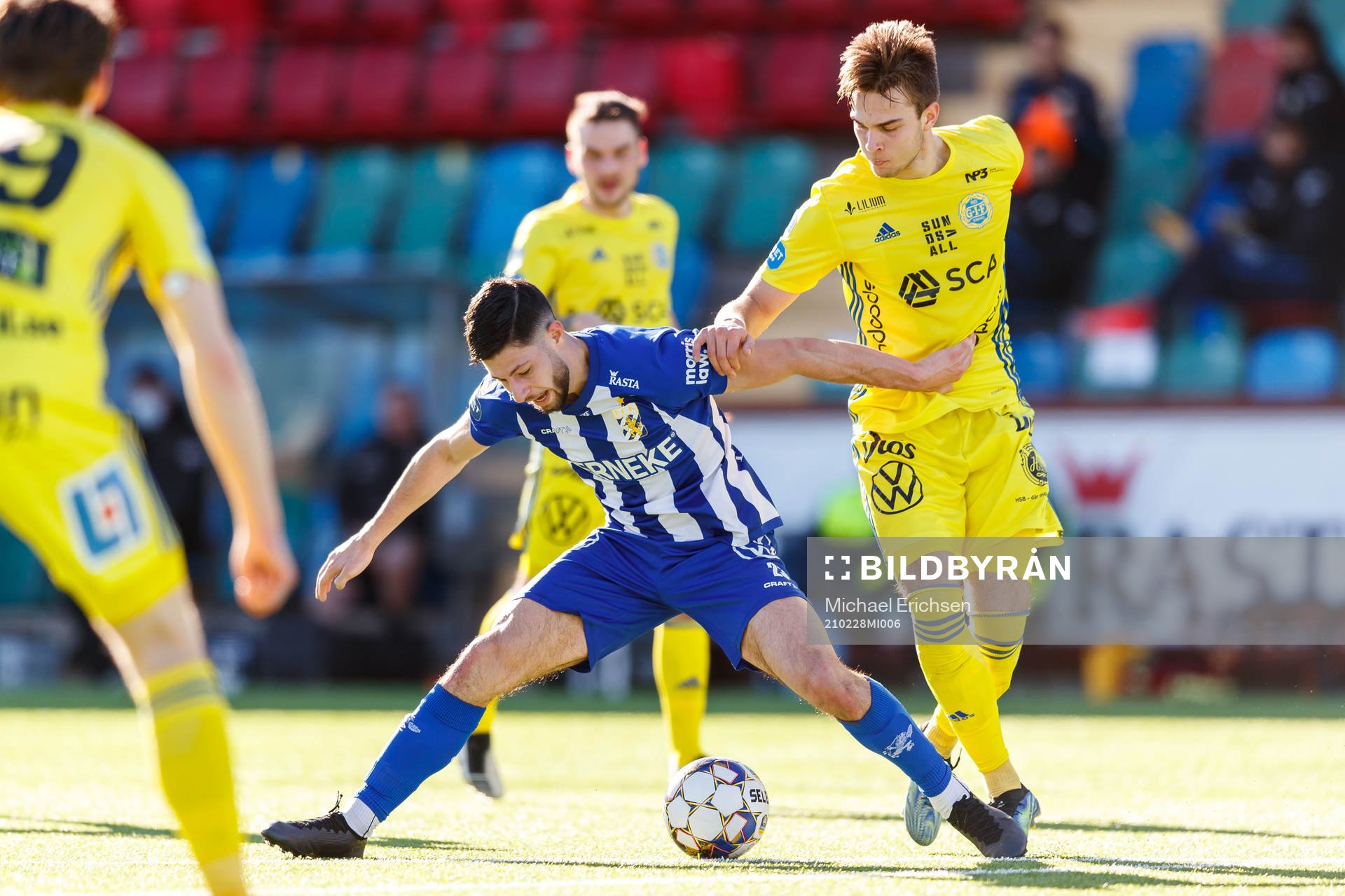 IFK Göteborg Kevin Yakob och Sundsvalls Anton Eriksson