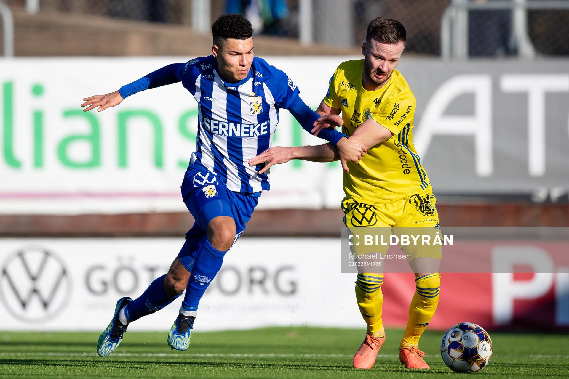 IFK Göteborg Alexander Jallow och Sundsvalls Robert