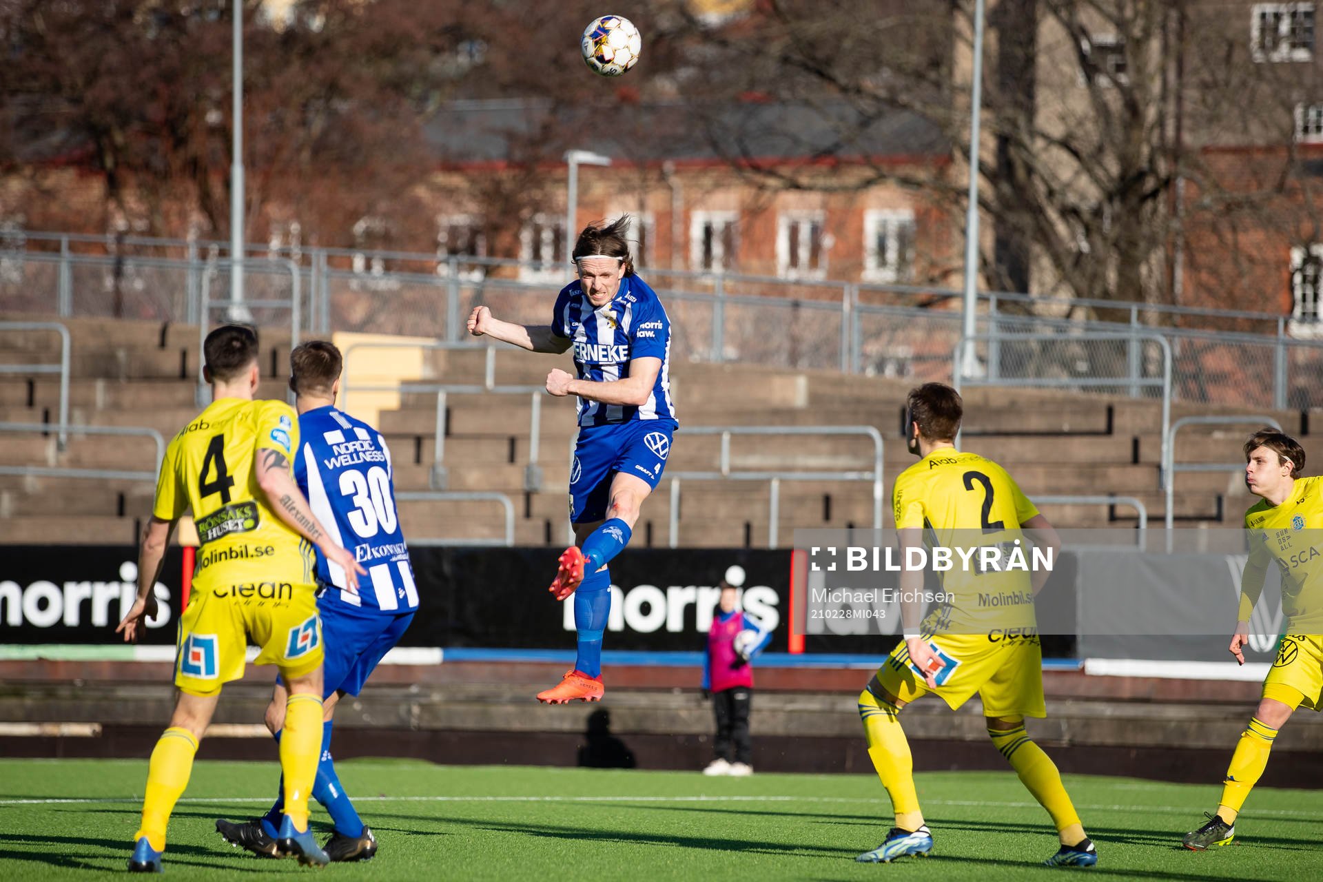 IFK Göteborgs Carl Johansson med en nick