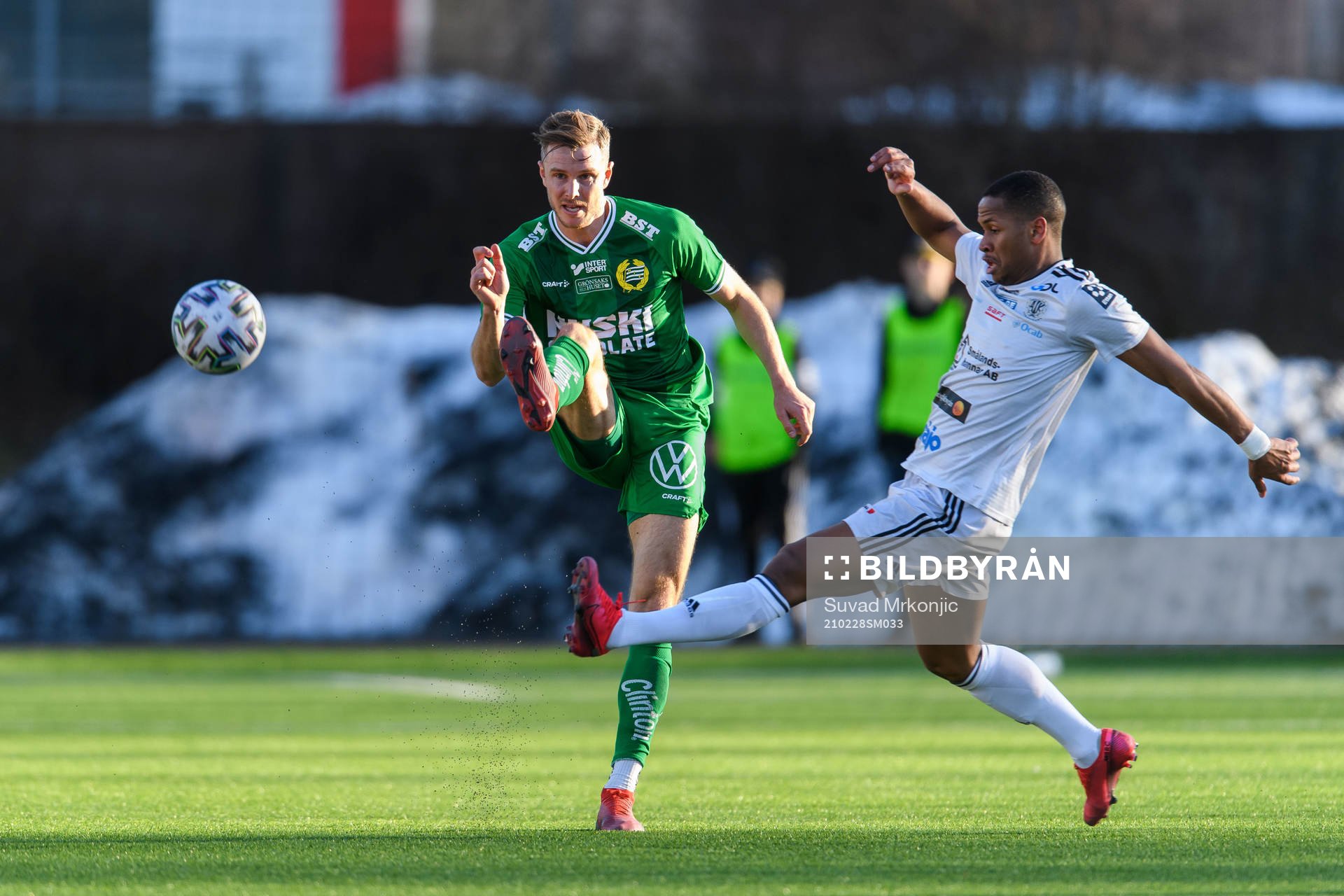 Hammarbys Richard Magyar och Oskarshamns Zakaria Sawo