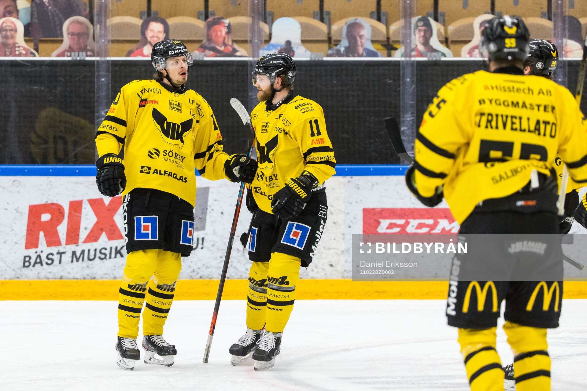Västerås Jimmie Jansson Lorek och Sam Marklund jublar