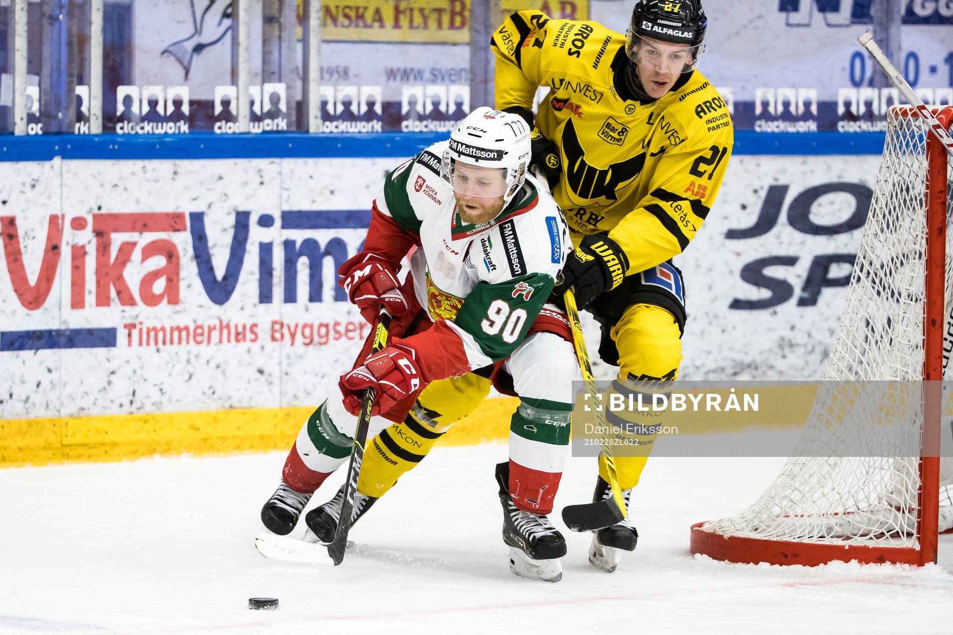 Moras Daniel Ljungren och Västerås Sebastian Benker