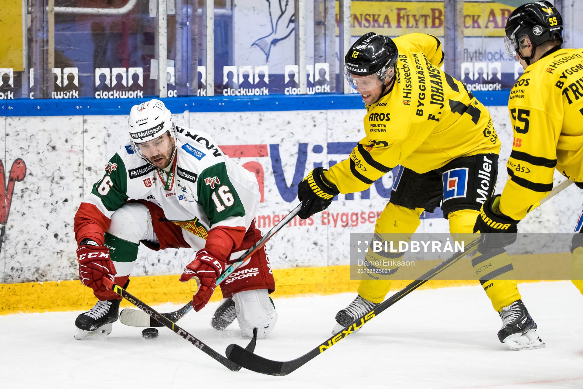 Moras Ludvig Larsson och Västerås Fredrik Johansson