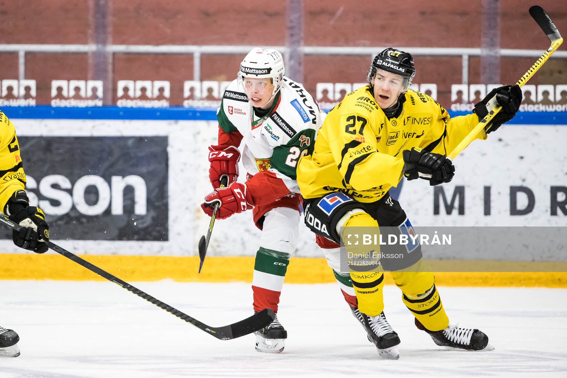 Moras Isac Heens och Västerås Sebastian Benker