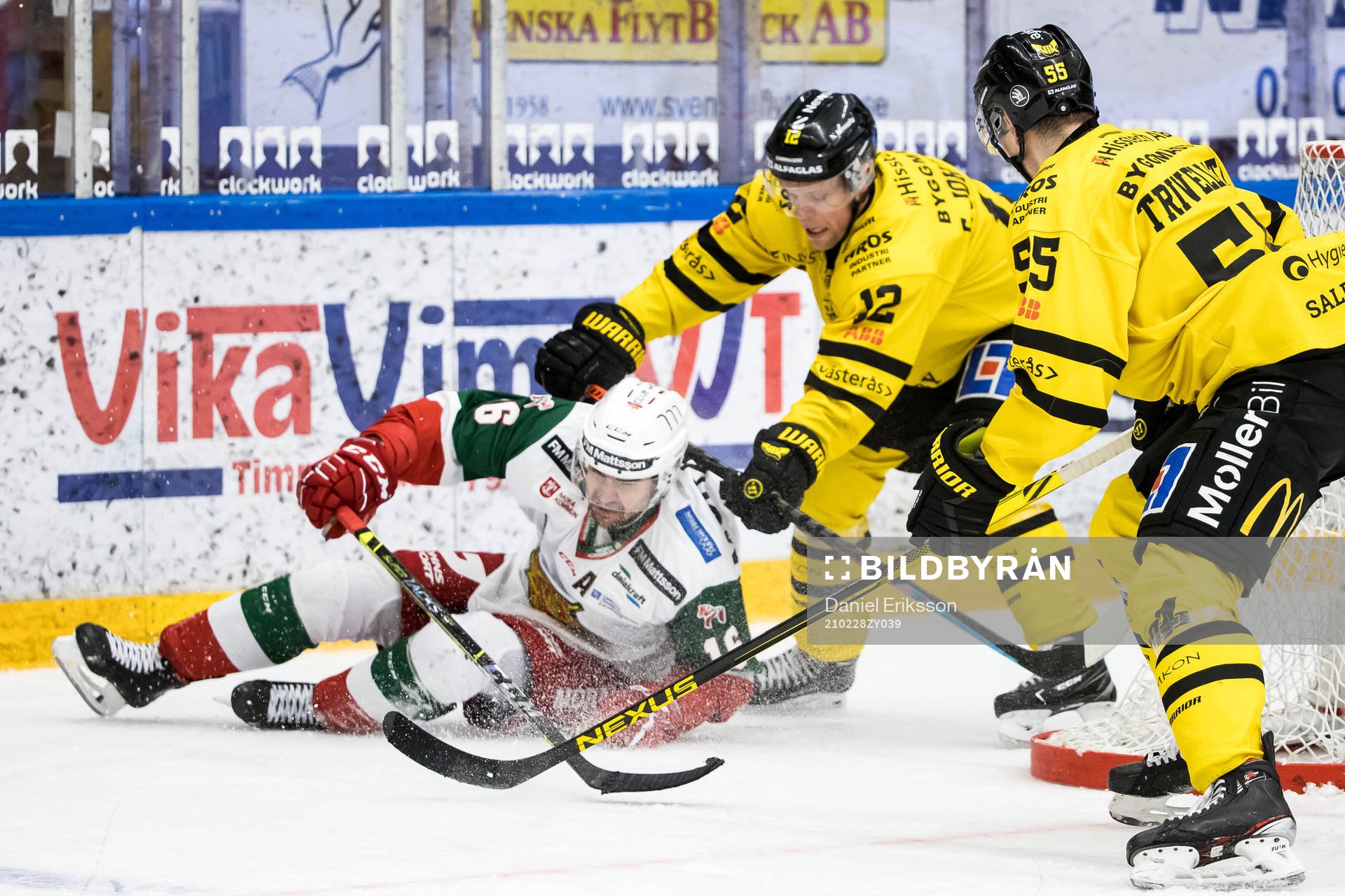 Moras Ludvig Larsson och Västerås Fredrik Johansson