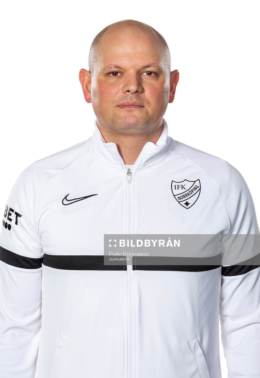 IFK Norrköpings videoanalytiker Vedran Vucicevic
